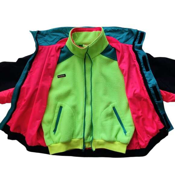 Vintage Retro 1980s Columbia Bugaboo 3-in-1 Jacket - Picture 2 of 13